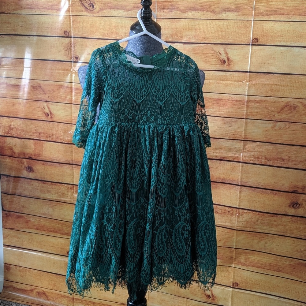 Trish Scully Rafaela Emerald Green Party Dress